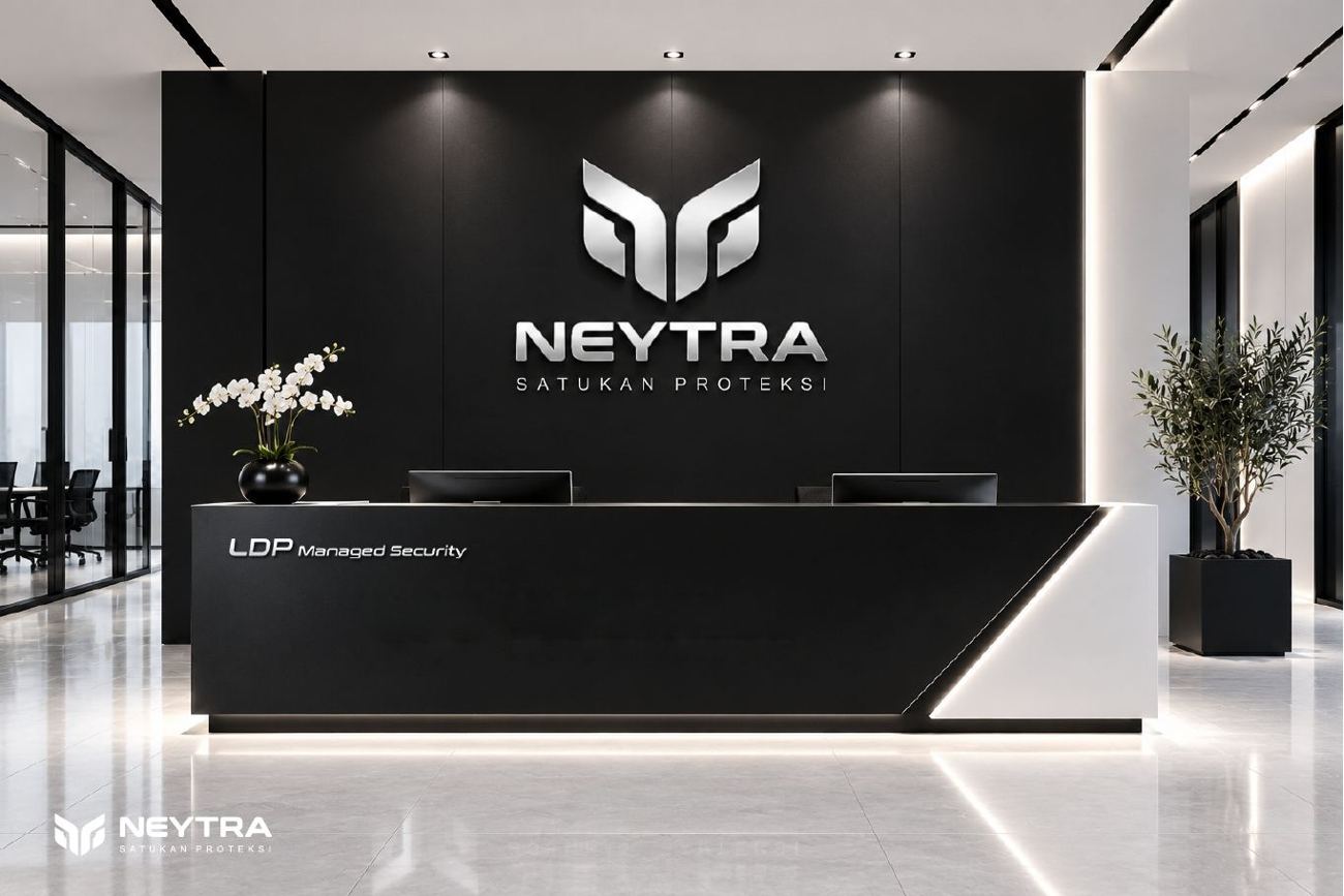 Meja resepsionis kantor NEYTRA